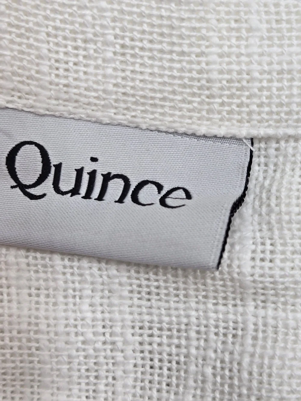 NWT QUINCE Set Of 4 48x84 Cotton Sheer Curtains White 0718